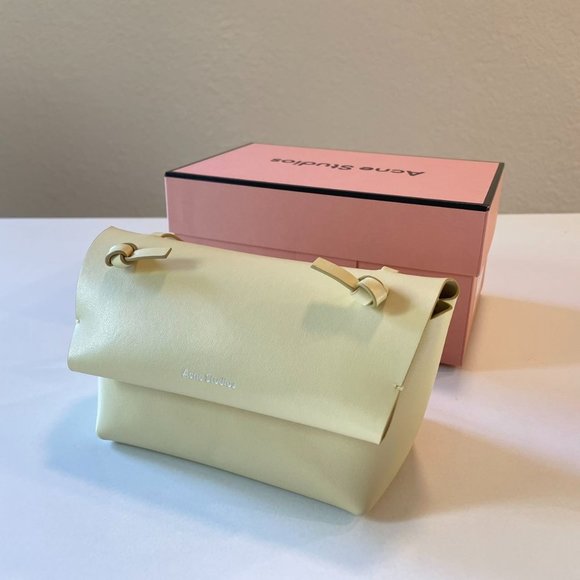 Acne Studios - Mini Shoulder Bag (Vanilla Yellow) - Picture 1 of 15